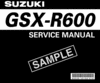 Thumbnail Suzuki gsxr 600/750 K6 service manual