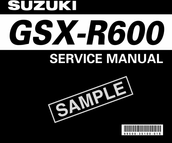 Product picture Suzuki gsxr 600/750 K6 service manual
